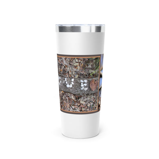 ♥ LOVE SERIES #1 ♥ Ruby-Crowned Kinglet Copper Vacuum Insulated Tumbler, 22oz