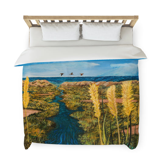 Beach View Art Duvet Cover