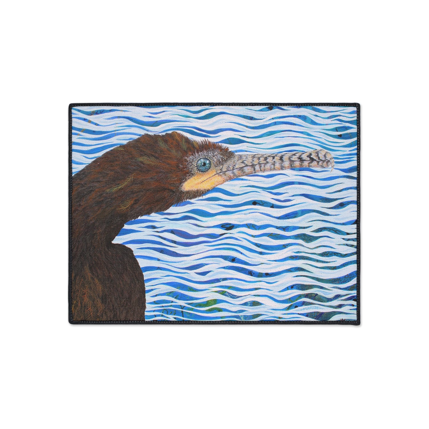 Cormorant in Paradise Heavy Duty Floor Mat