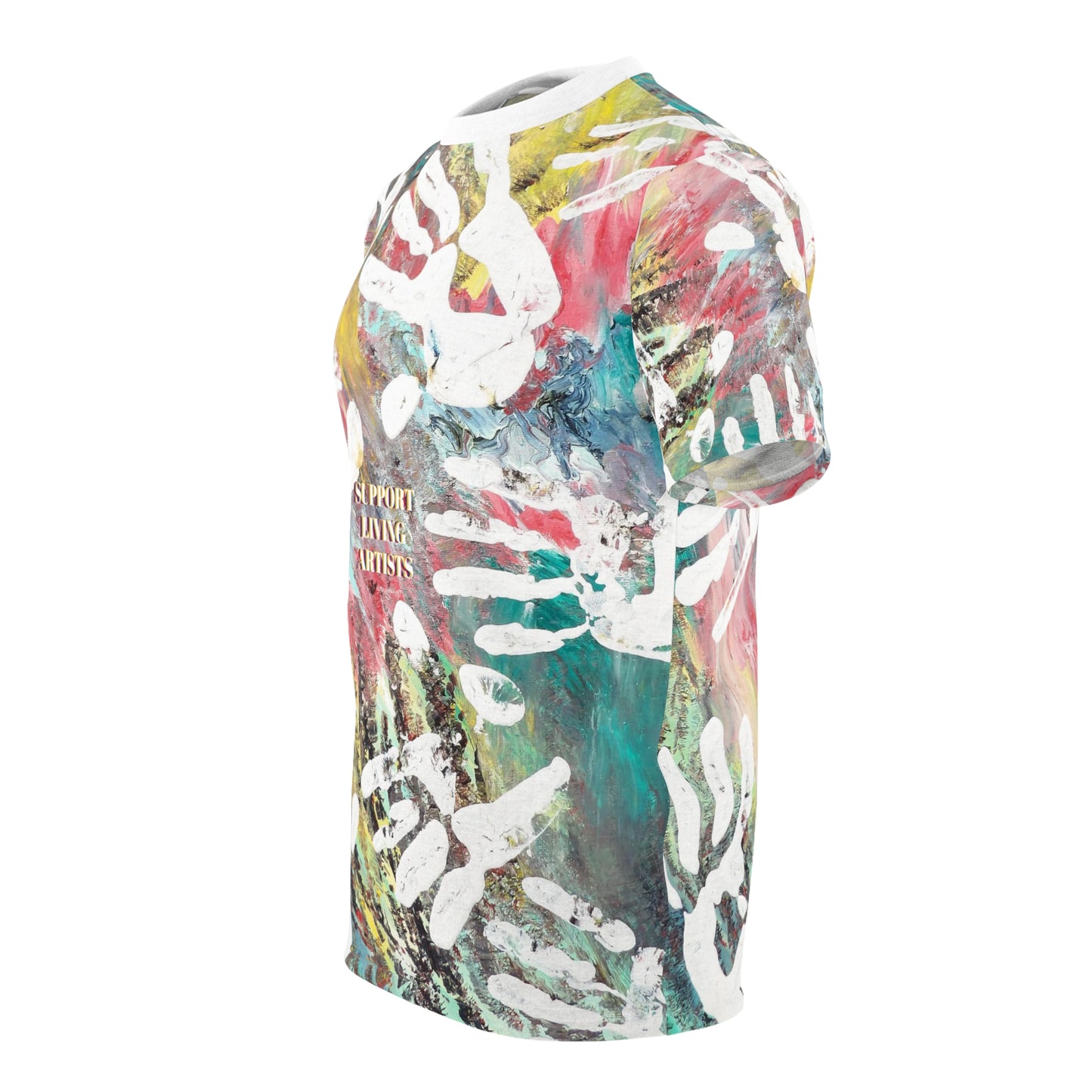 Support Living Artists Unisex Cut & Sew Tee (AOP)