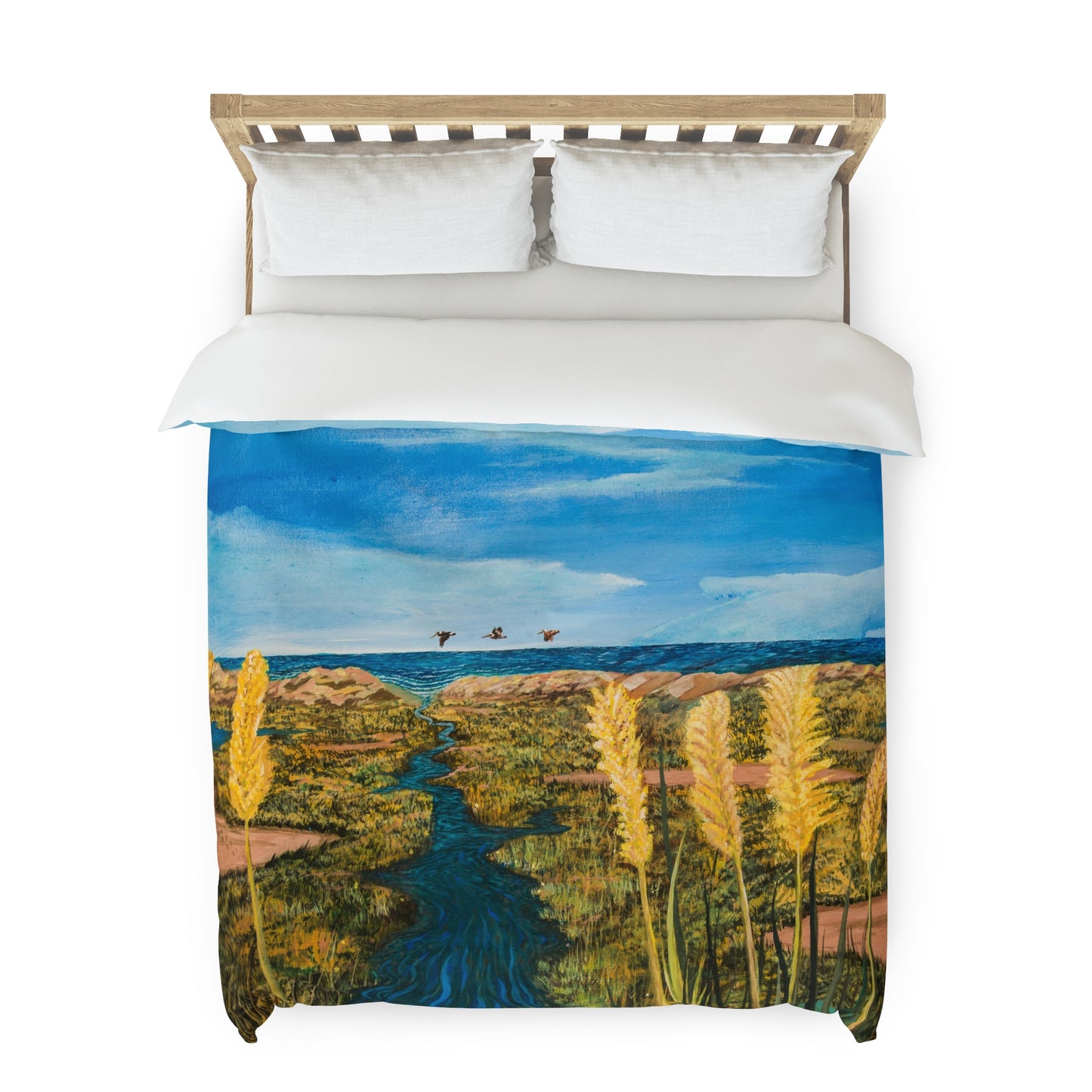 Beach View Art Duvet Cover