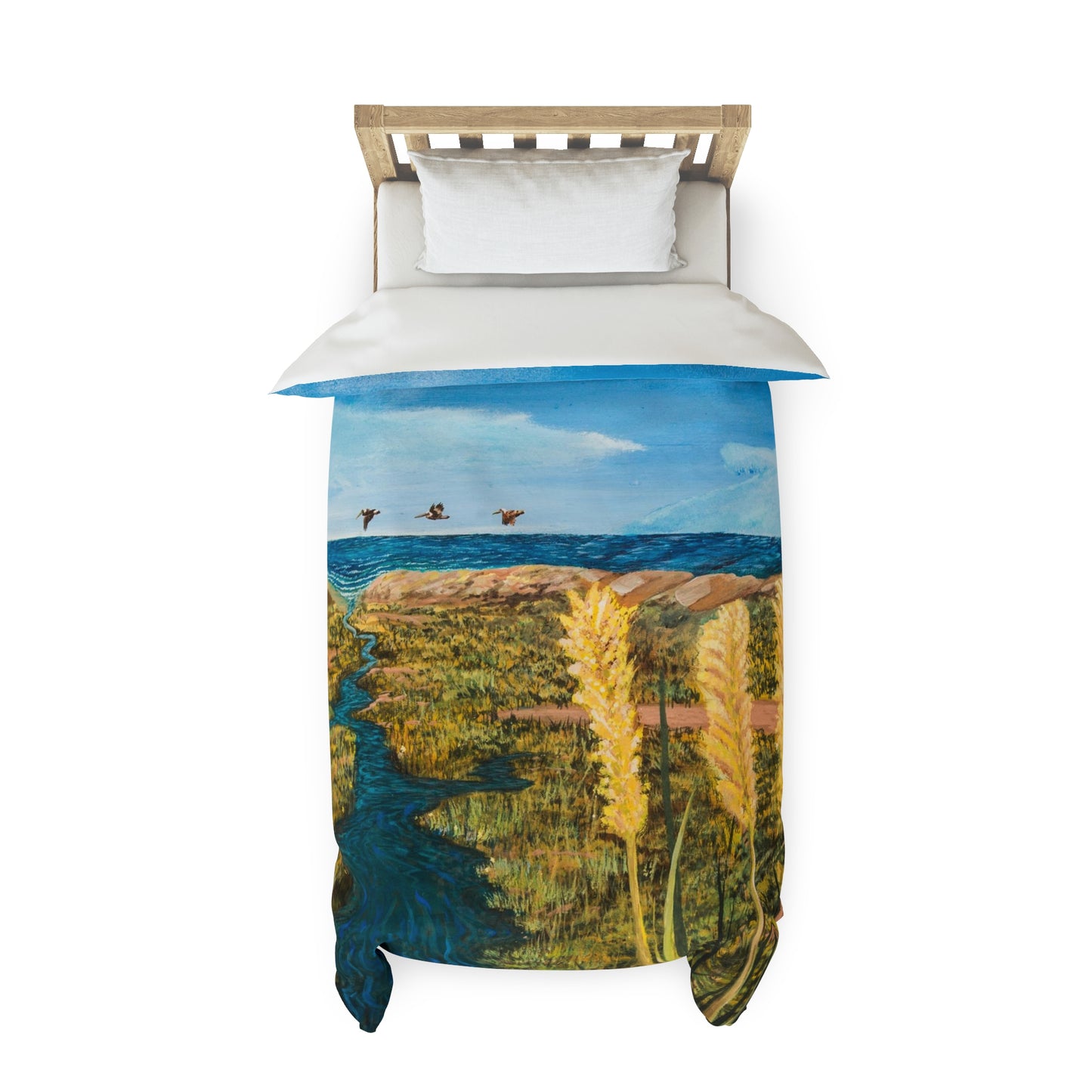 Beach View Art Duvet Cover