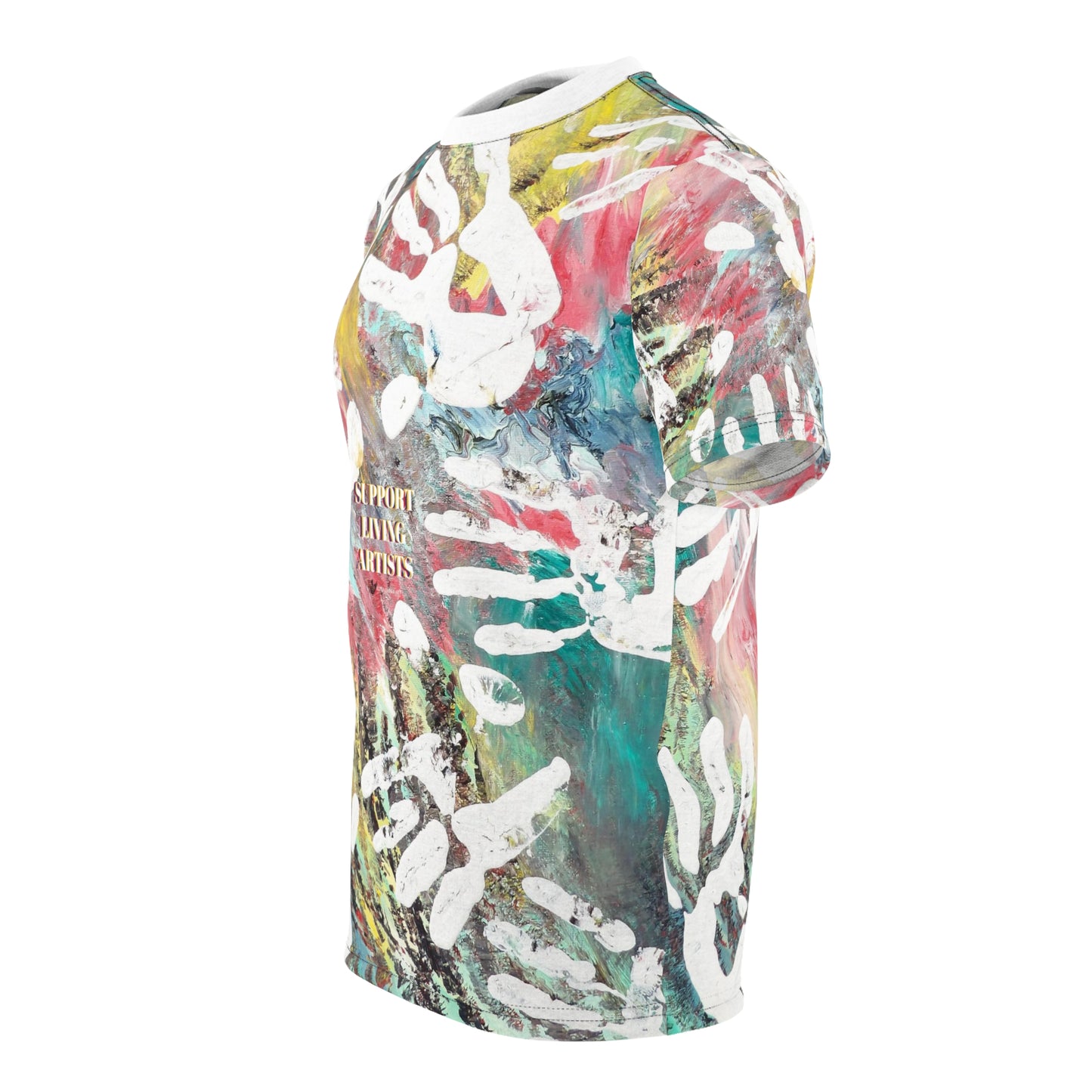 Support Living Artists Unisex Cut & Sew Tee (AOP)