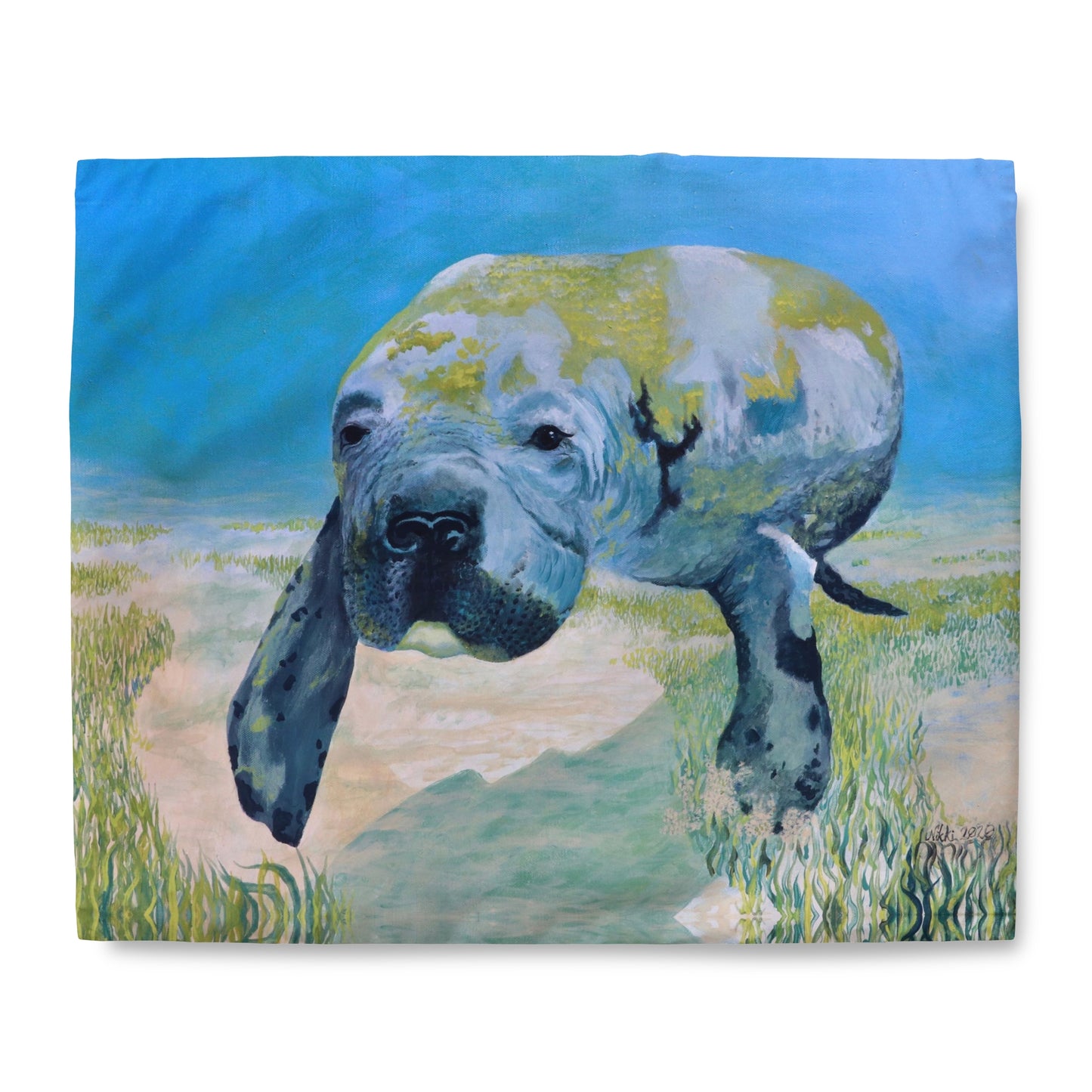 Manatee Art Duvet Cover