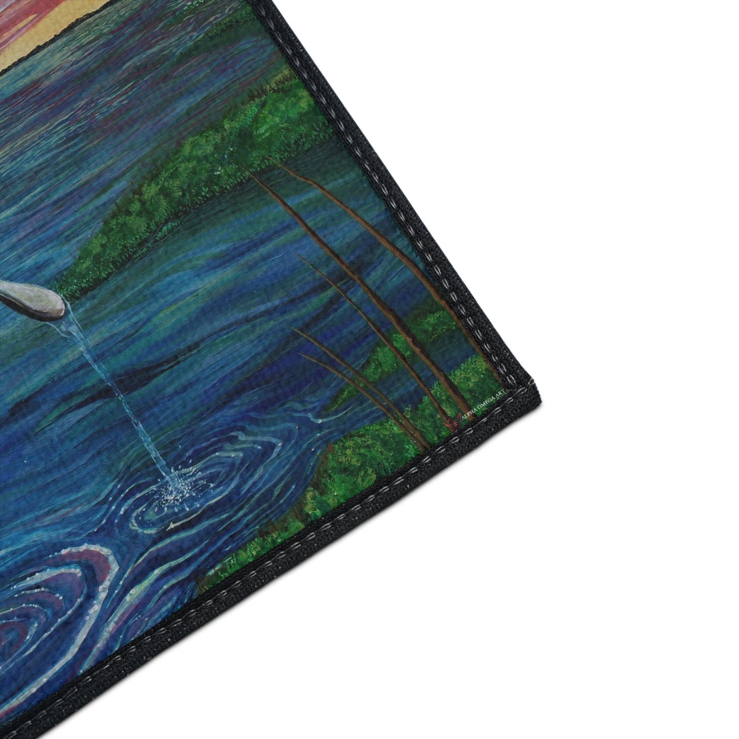 Spoonbill in the Sun Heavy Duty Floor Mat