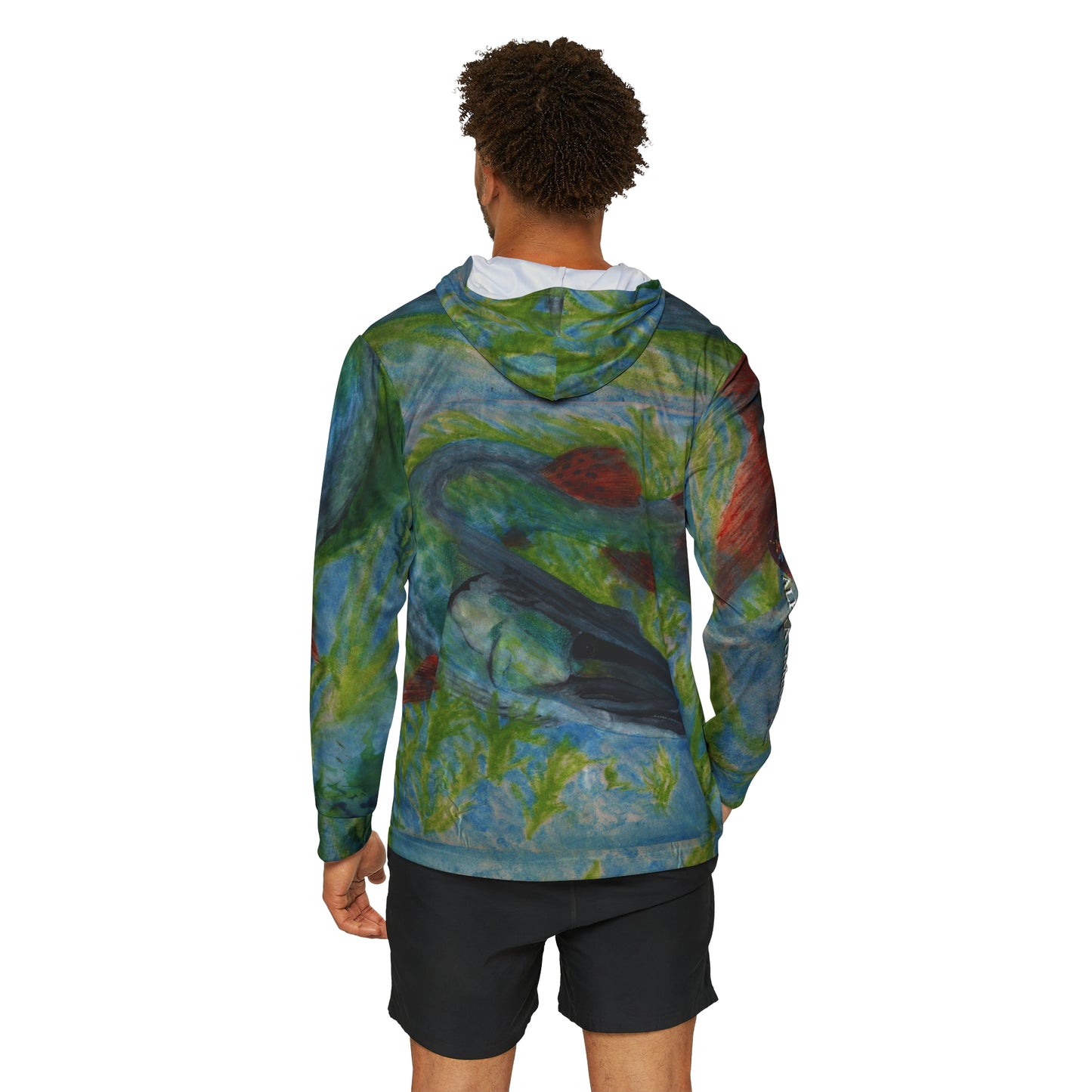 Musky Fish Art Men's Lightweight Hoodie