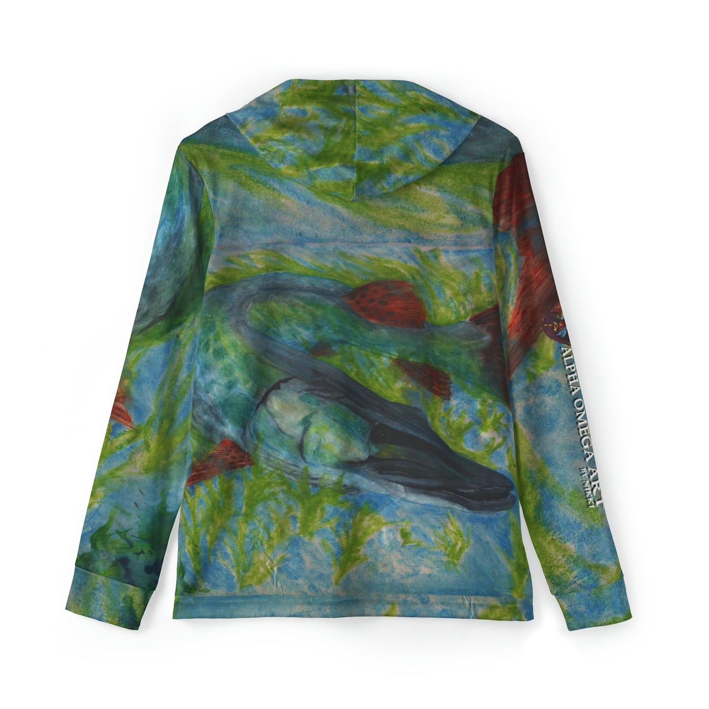 Musky Fish Art Men's Lightweight Hoodie