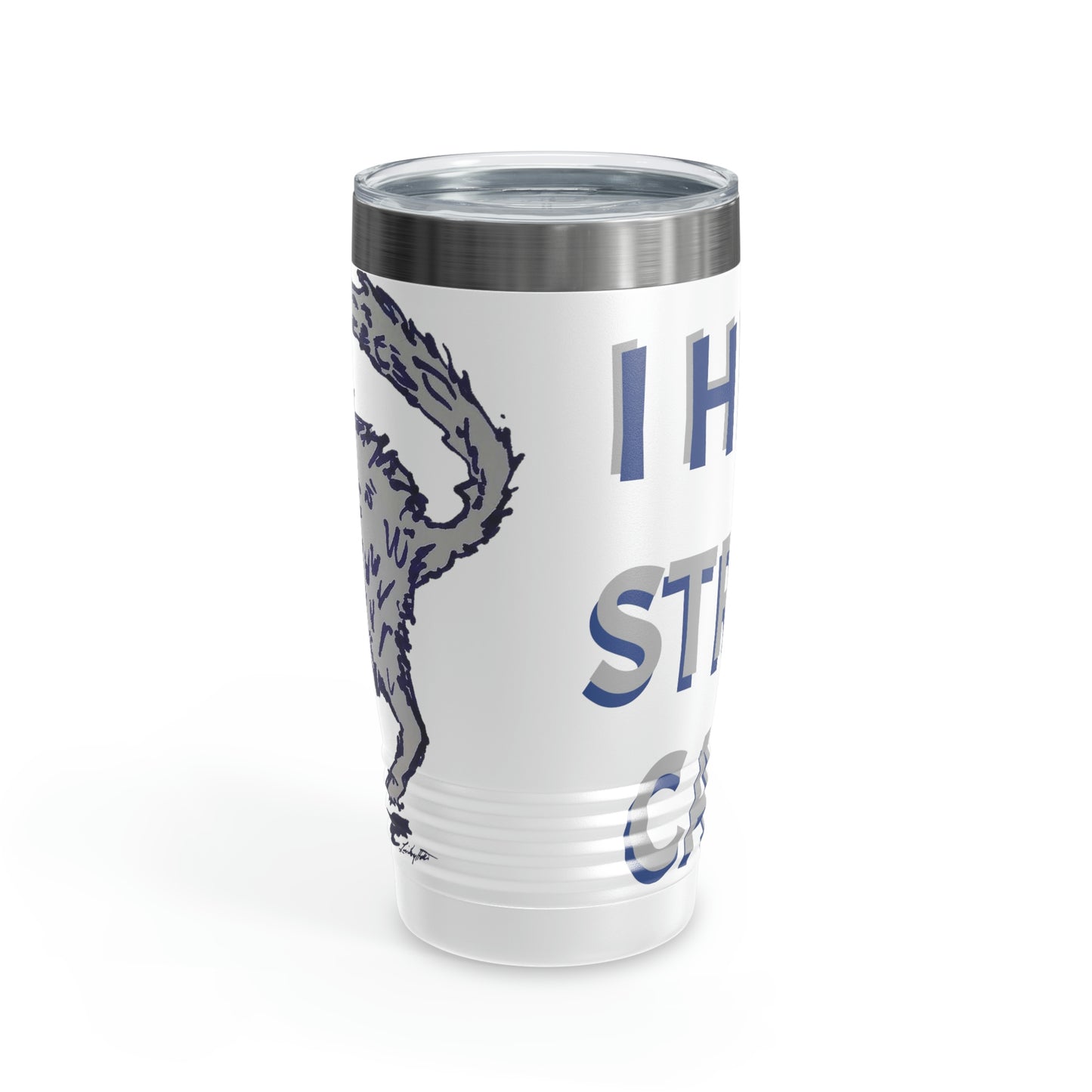 I HELP STRAY CATS Ringneck Tumbler, 20oz