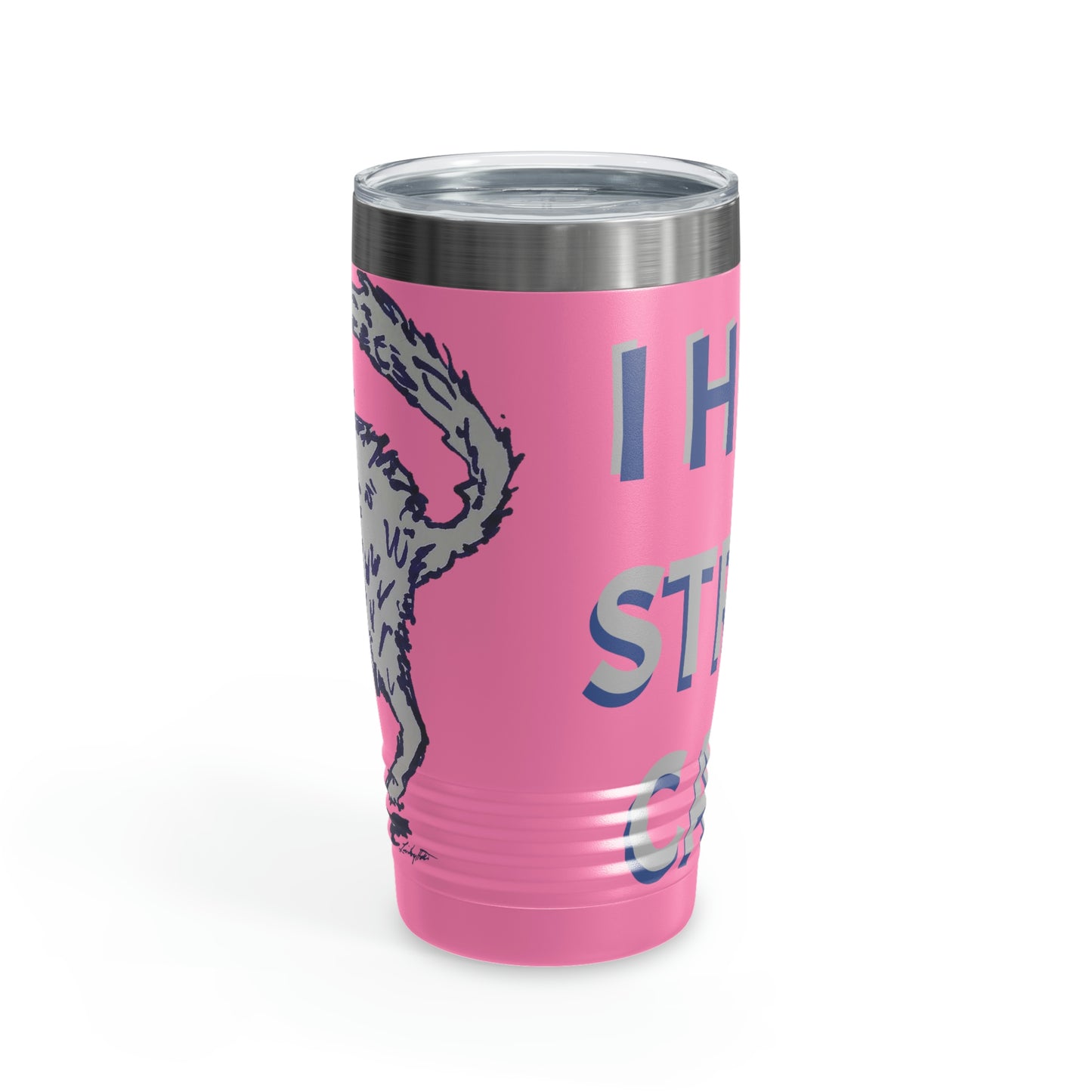 I HELP STRAY CATS Ringneck Tumbler, 20oz