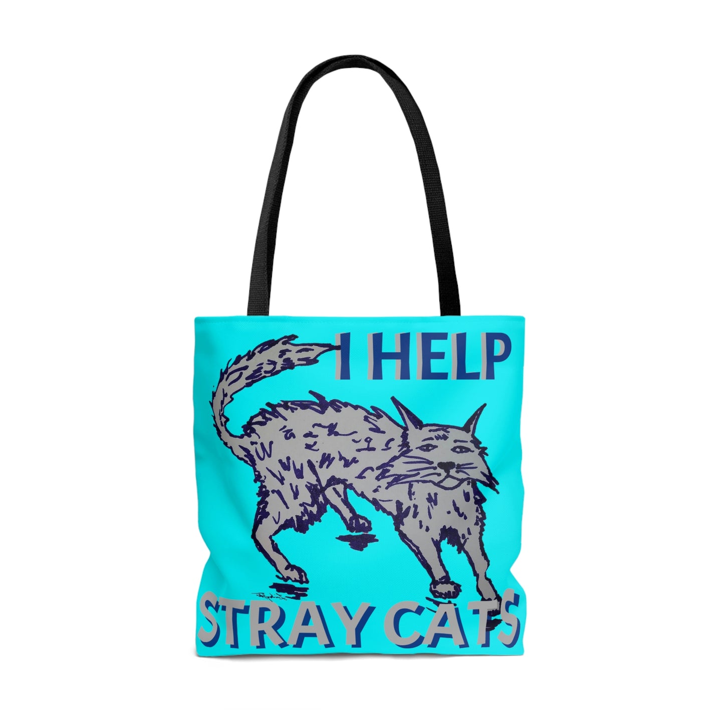 I HELP STRAY CATS Tote Bag