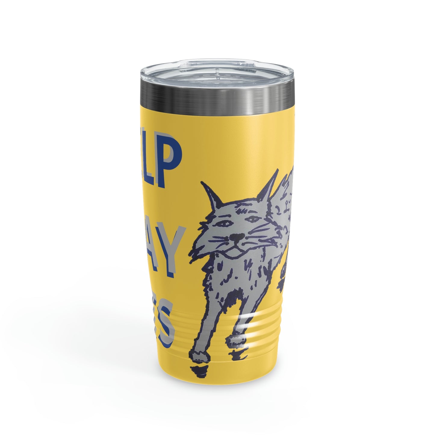 I HELP STRAY CATS Ringneck Tumbler, 20oz