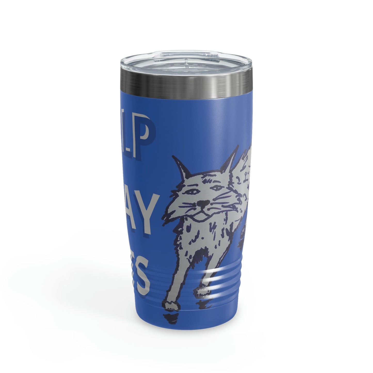 I HELP STRAY CATS Ringneck Tumbler, 20oz