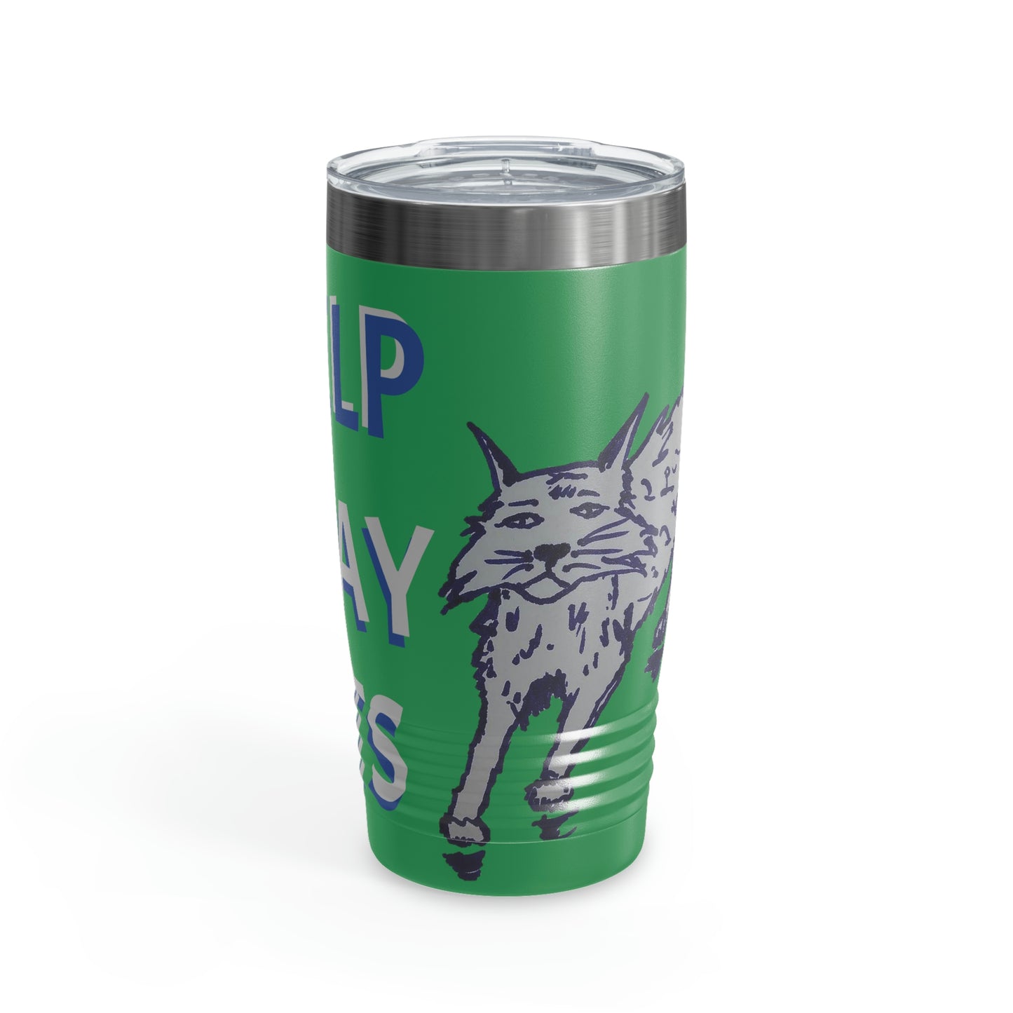 I HELP STRAY CATS Ringneck Tumbler, 20oz