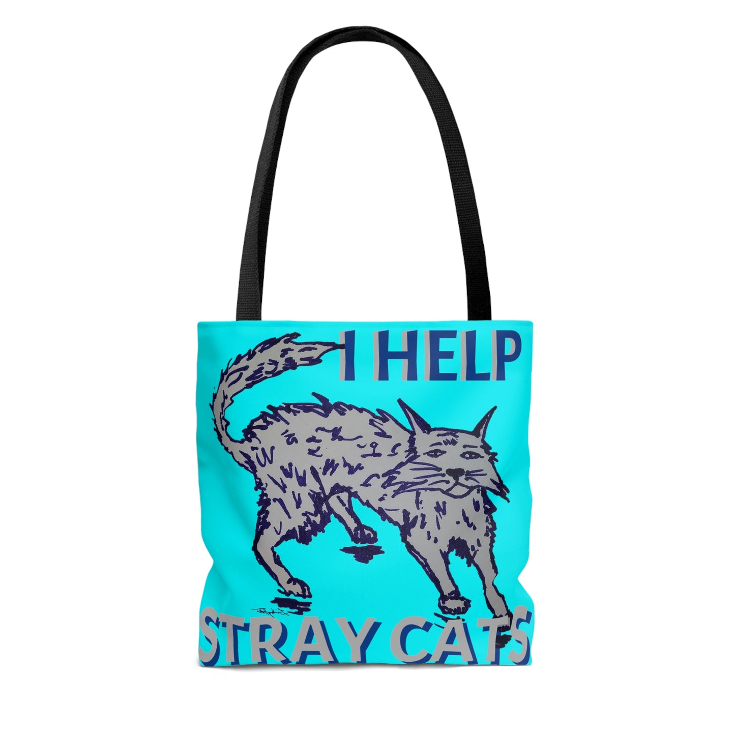 I HELP STRAY CATS Tote Bag