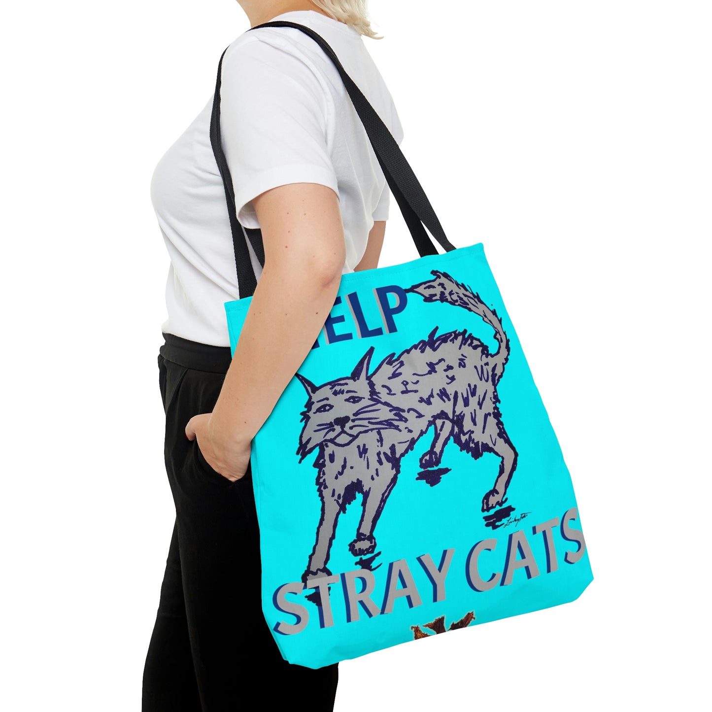 I HELP STRAY CATS Tote Bag