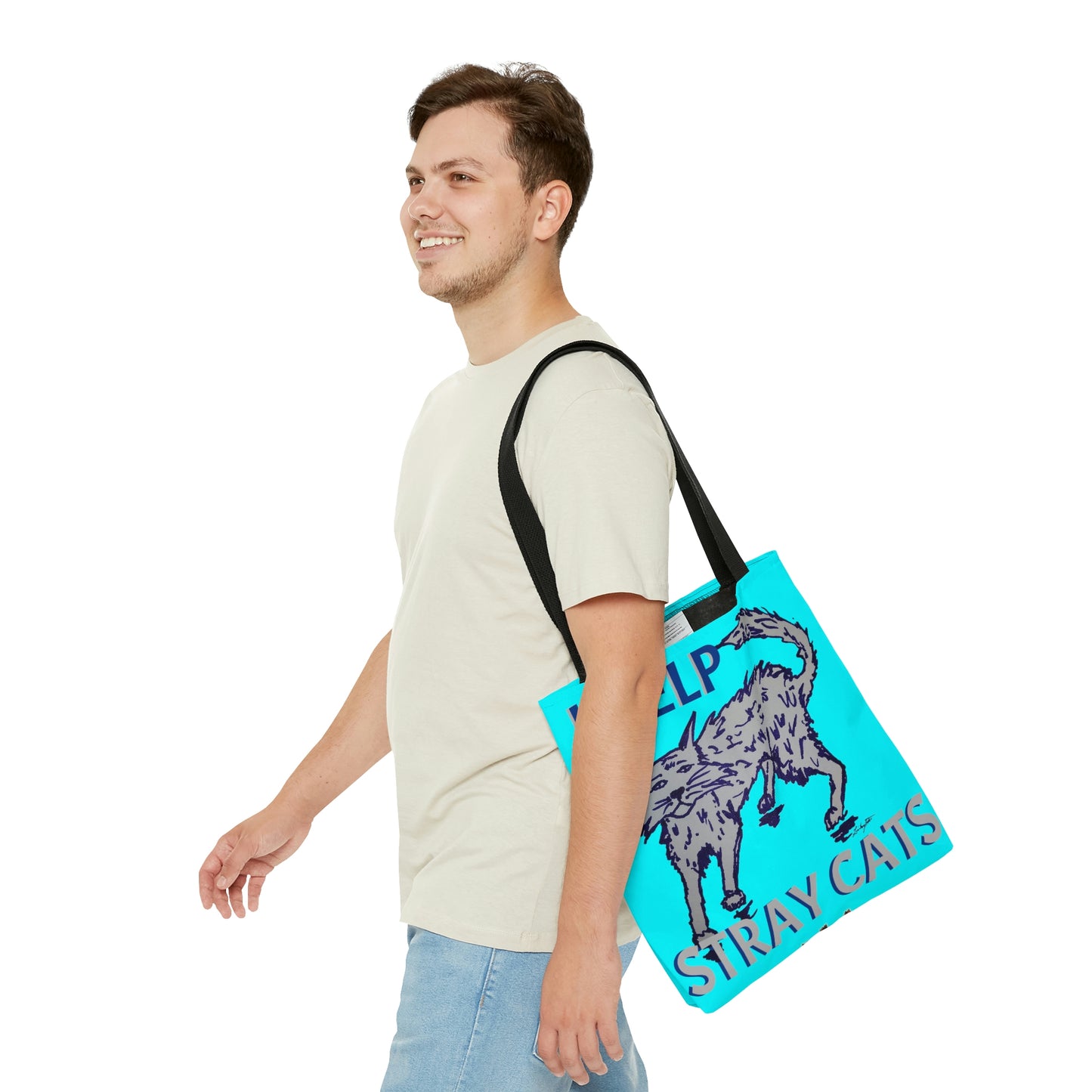 I HELP STRAY CATS Tote Bag