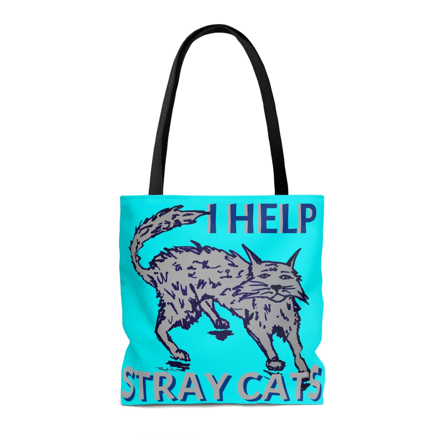 I HELP STRAY CATS Tote Bag