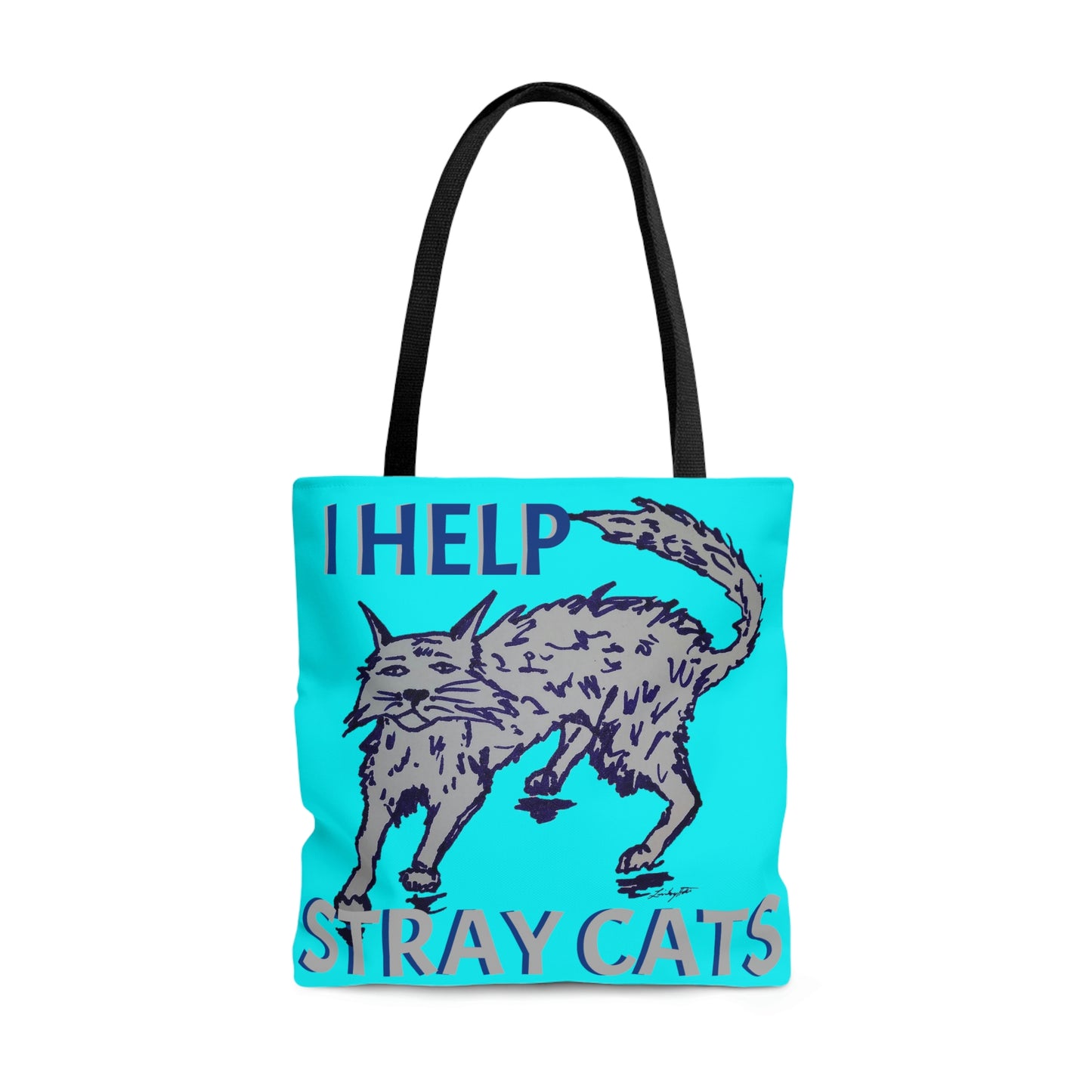 I HELP STRAY CATS Tote Bag