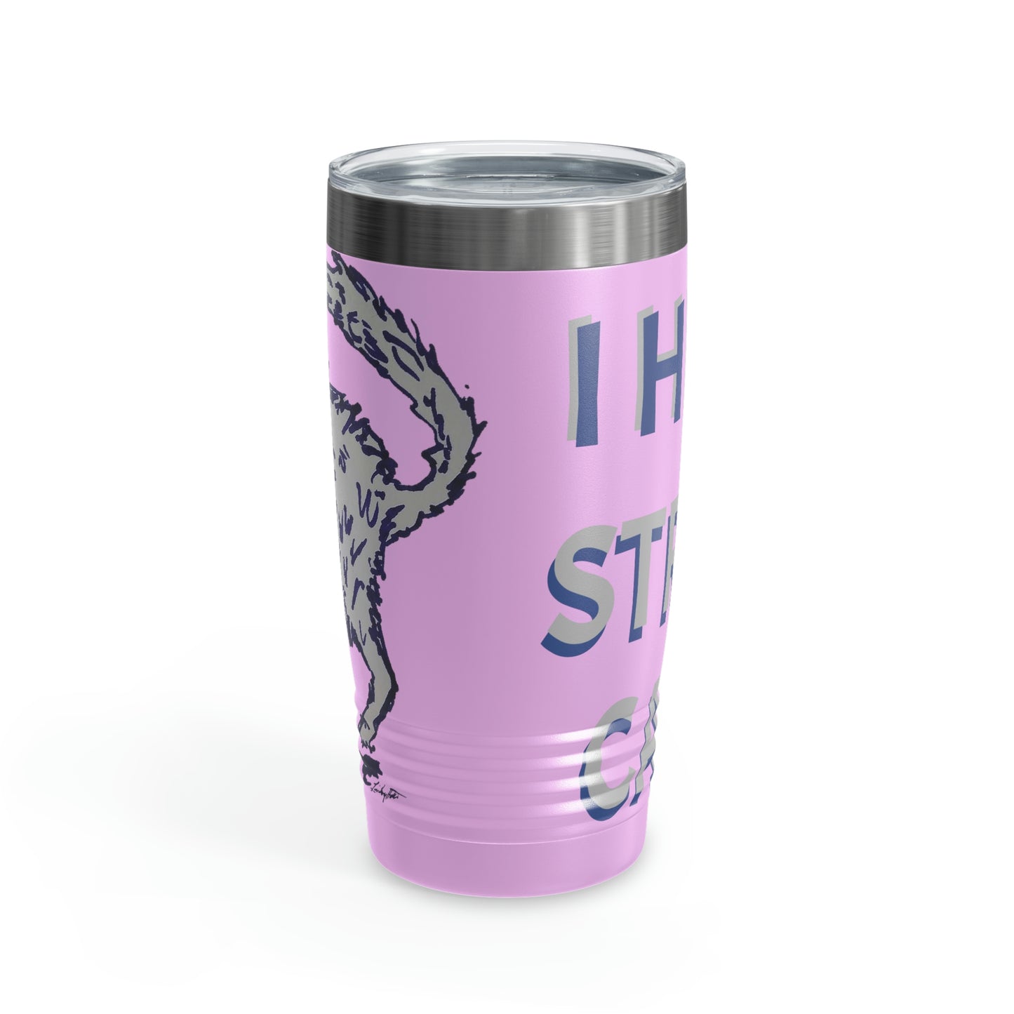 I HELP STRAY CATS Ringneck Tumbler, 20oz