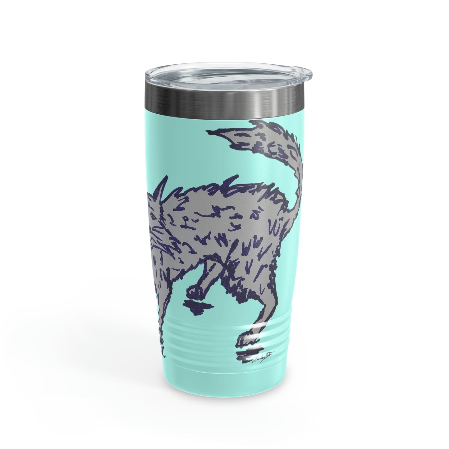 I HELP STRAY CATS Ringneck Tumbler, 20oz