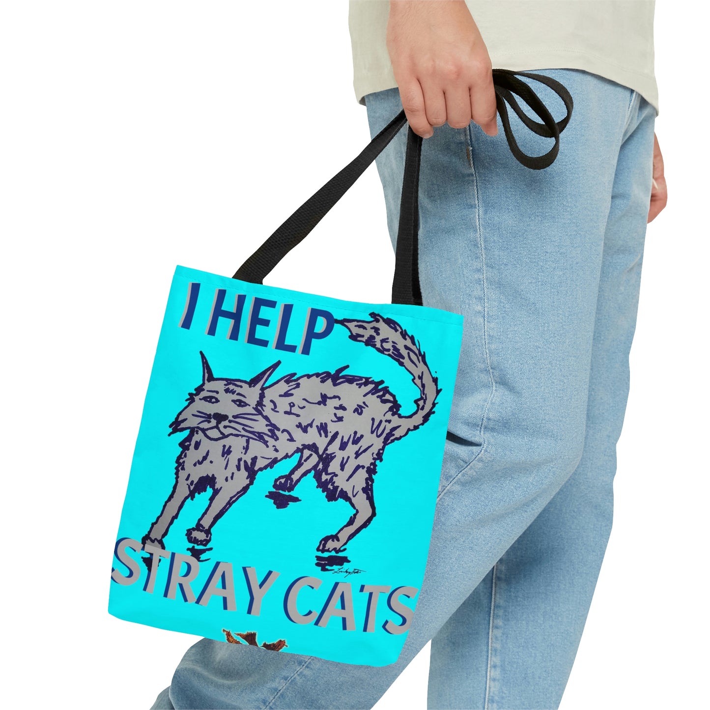 I HELP STRAY CATS Tote Bag