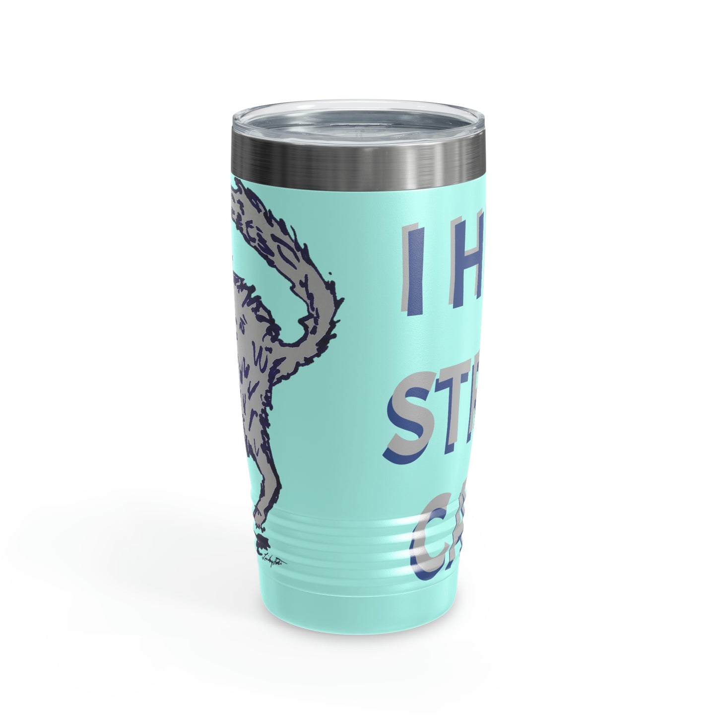 I HELP STRAY CATS Ringneck Tumbler, 20oz