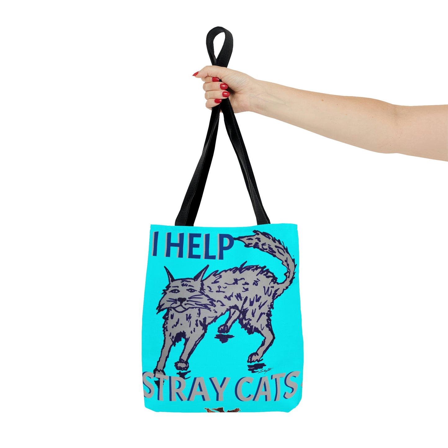 I HELP STRAY CATS Tote Bag