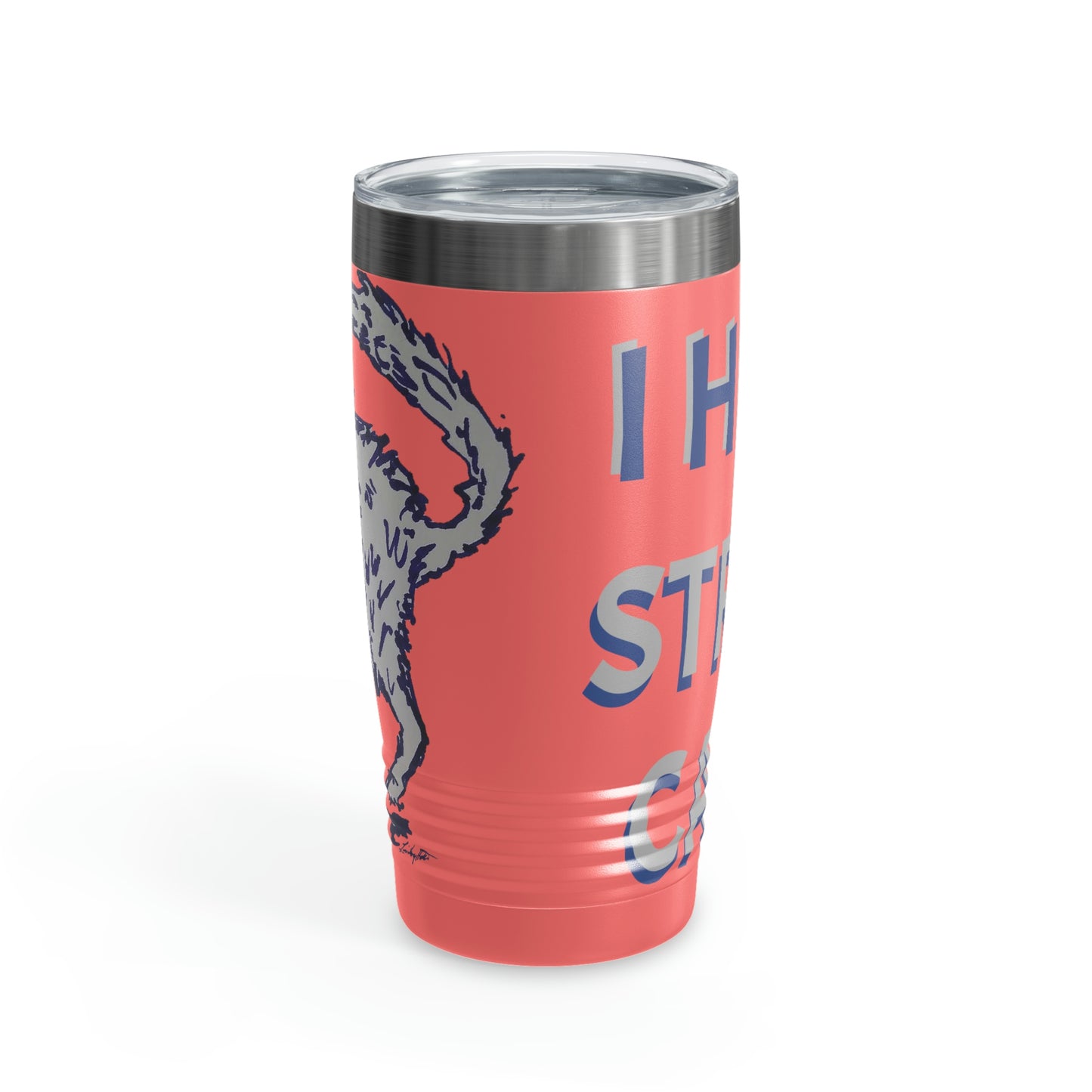 I HELP STRAY CATS Ringneck Tumbler, 20oz