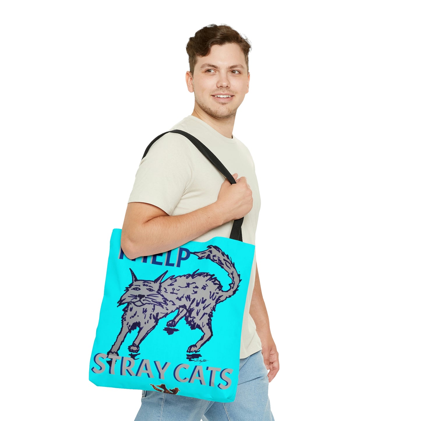 I HELP STRAY CATS Tote Bag