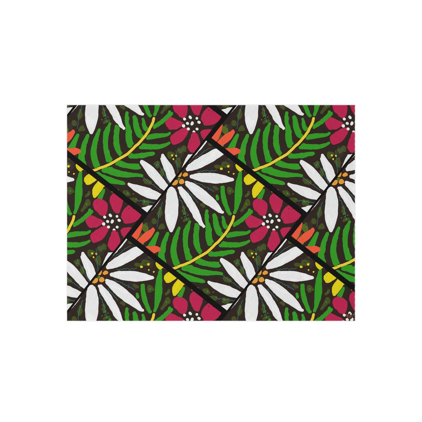 Tropical Vibe Area Rug, Art for your Floor. Inspired by the Islands ♥ FREE SHIPPING